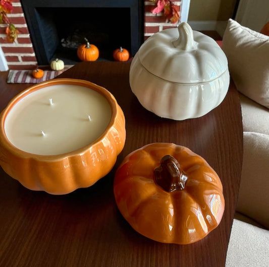 Large pumpkin with lid
