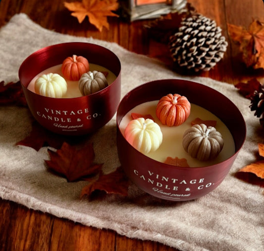 Three pumpkins
