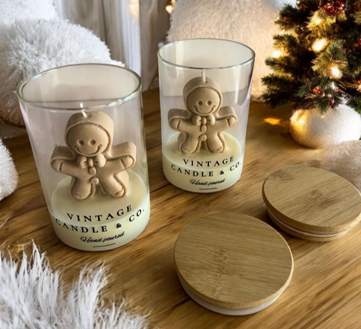 Gingerbread man in a jar