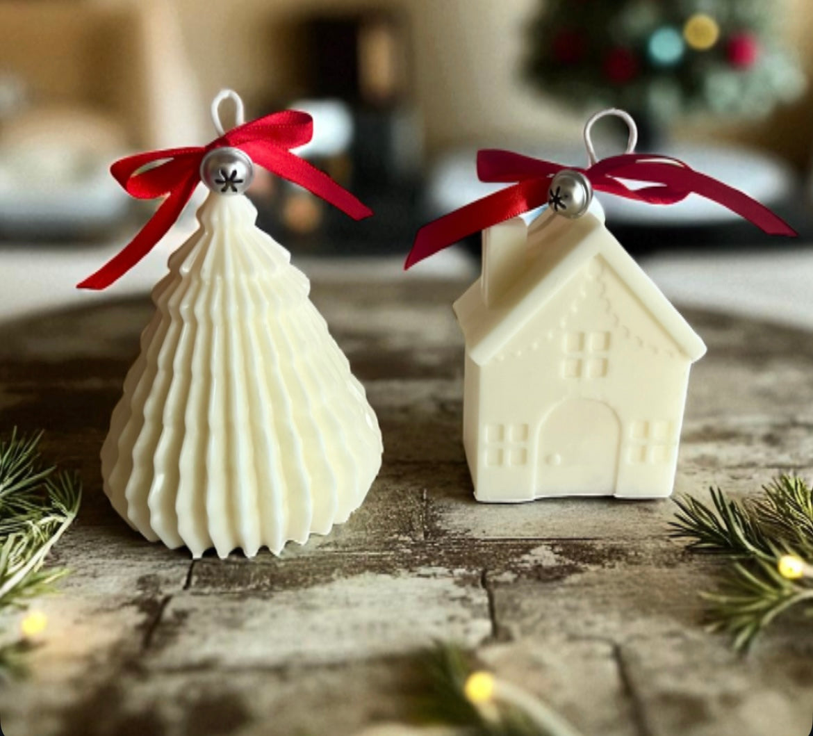Christmas village duo