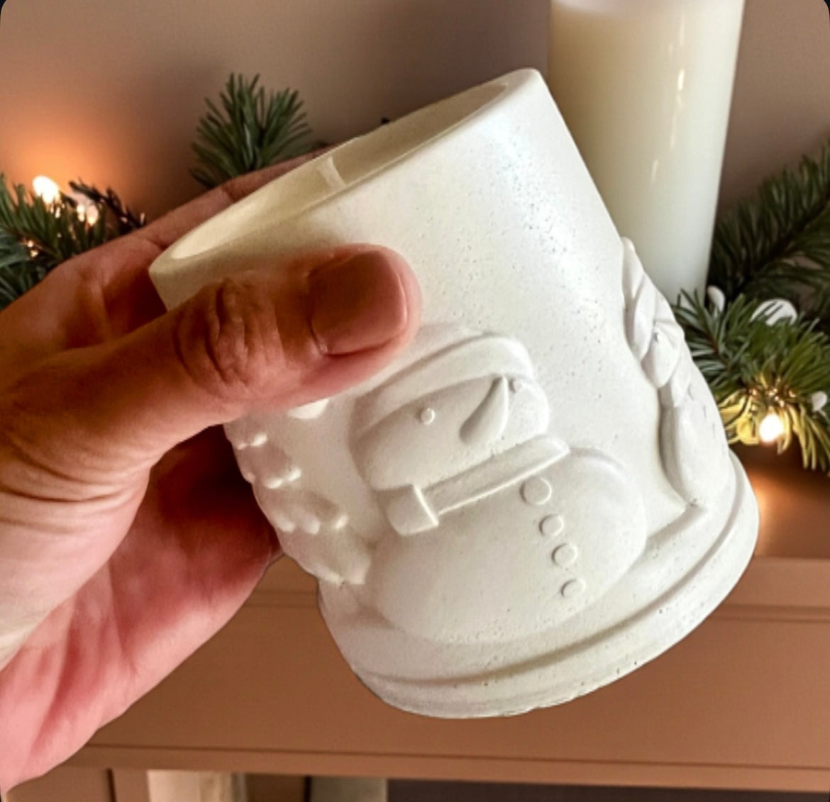 White Christmas hand-made