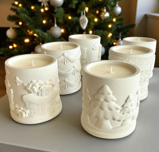 White Christmas hand-made