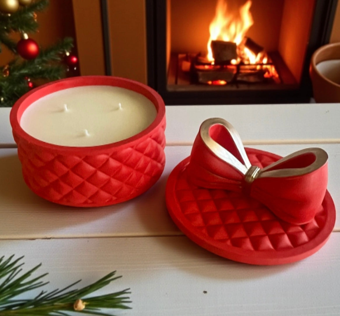 Christmas edition Bow Candle