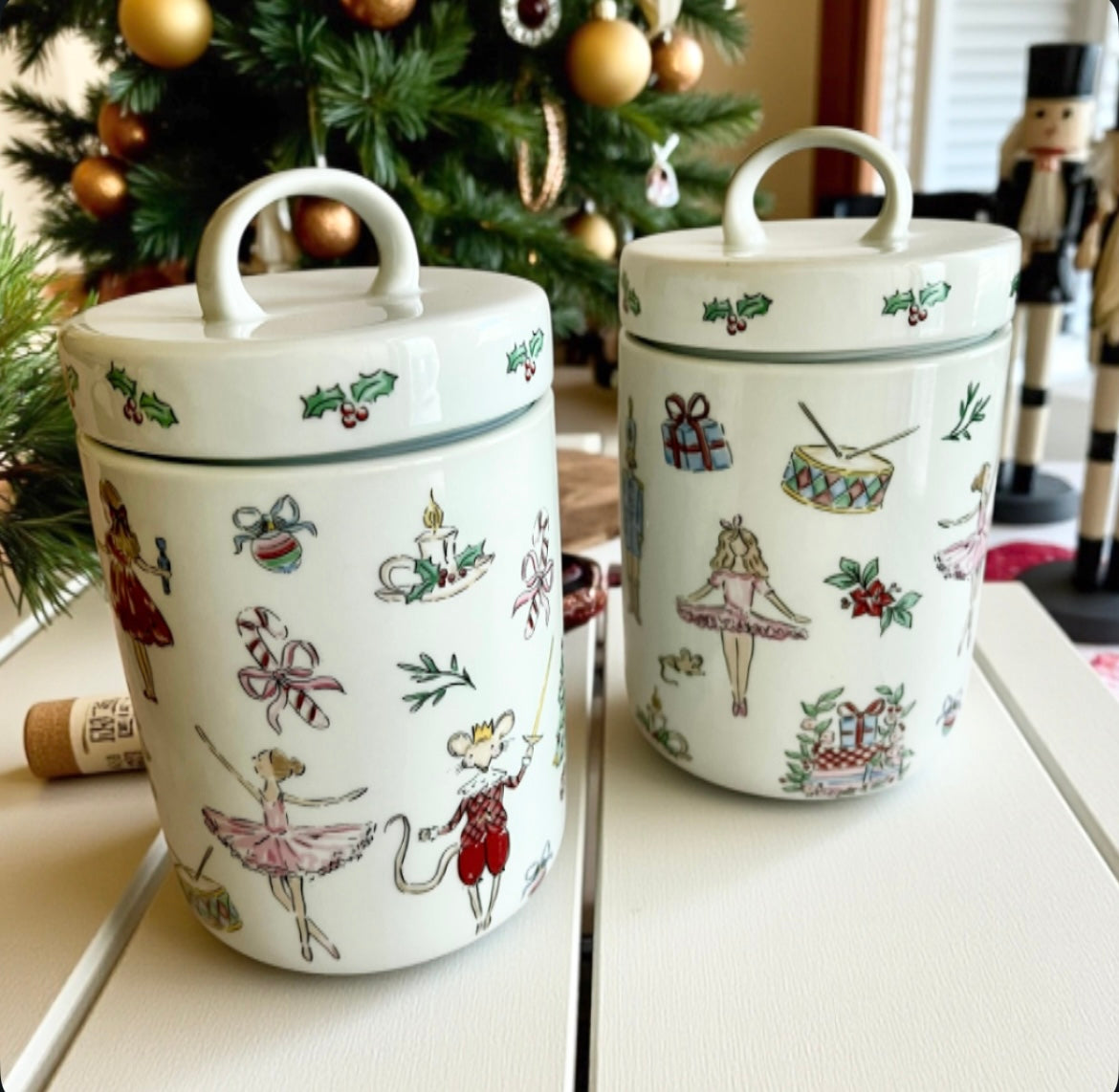 Ceramic with lid Nutcracker story