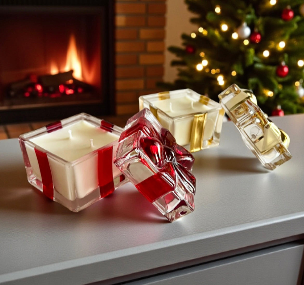 Christmas gift candle