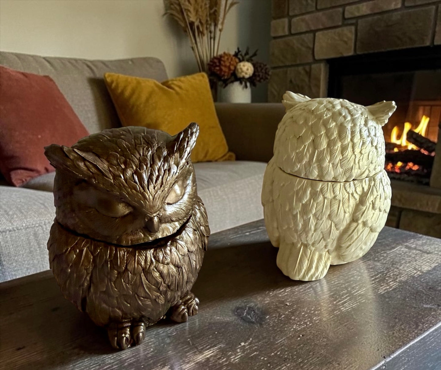Owl with lid