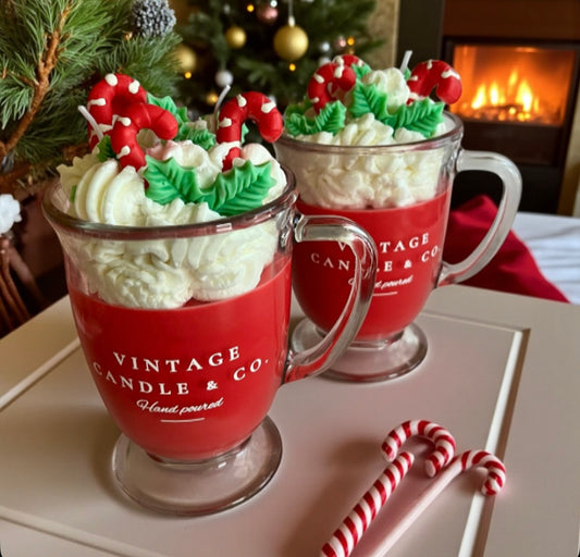 Peppermint & whipped cream