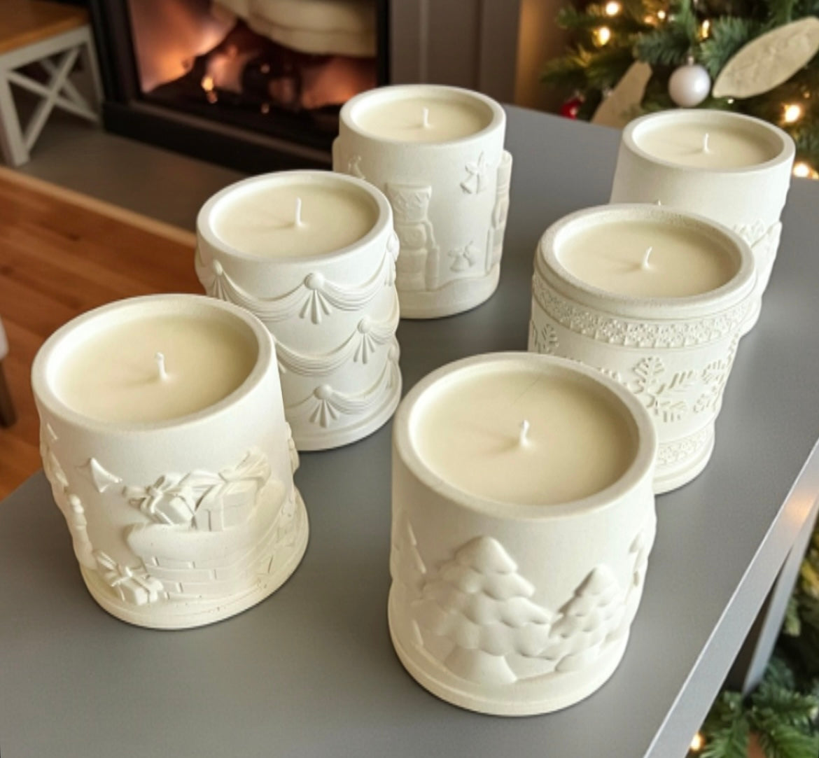 White Christmas hand-made