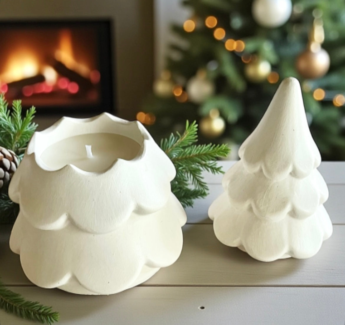 Christmas tree with lid