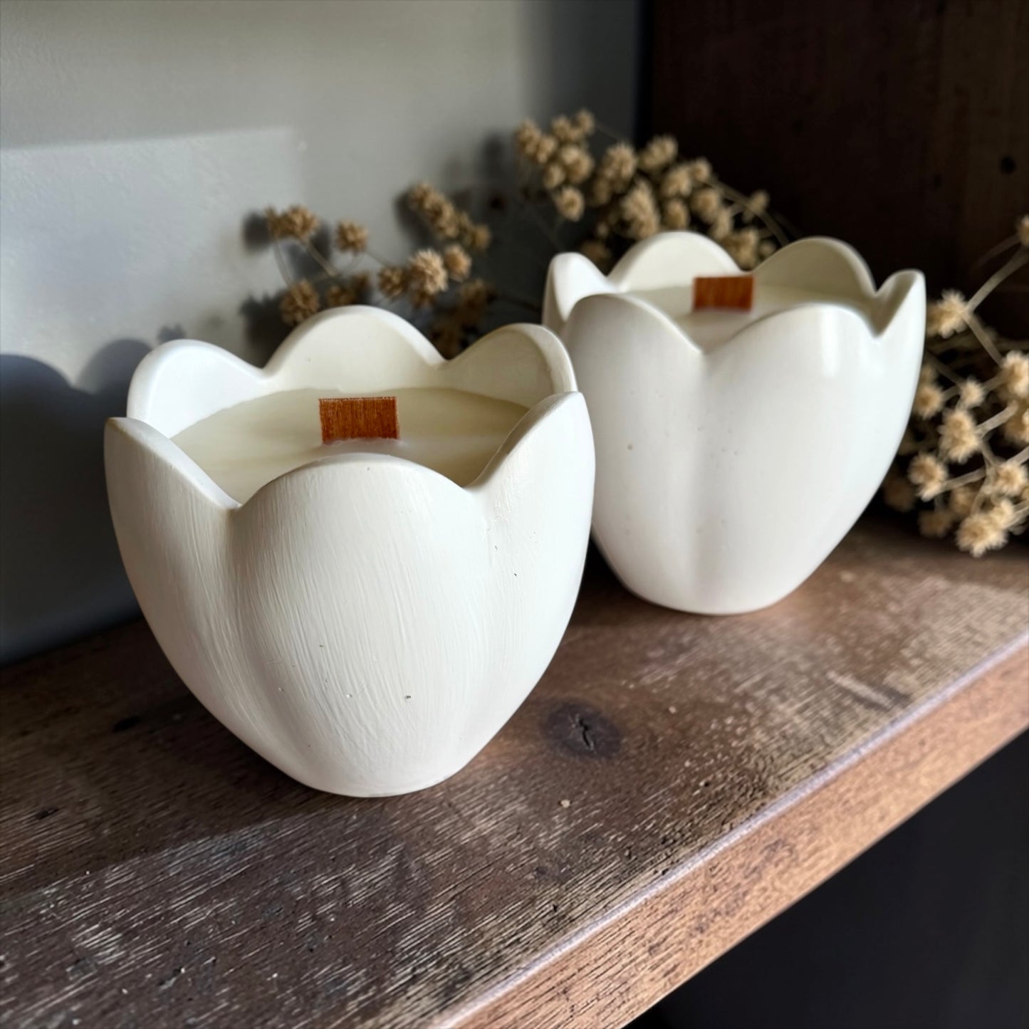 Spring flower set (2 candles)