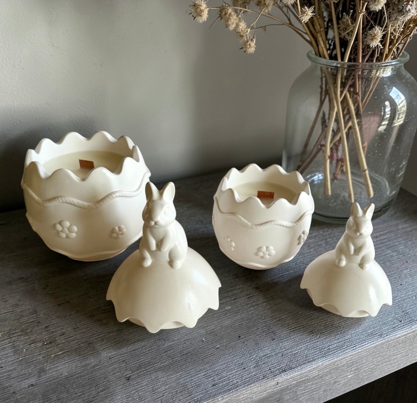 Easter Egg Bunny with Lid large (7 Oz.)