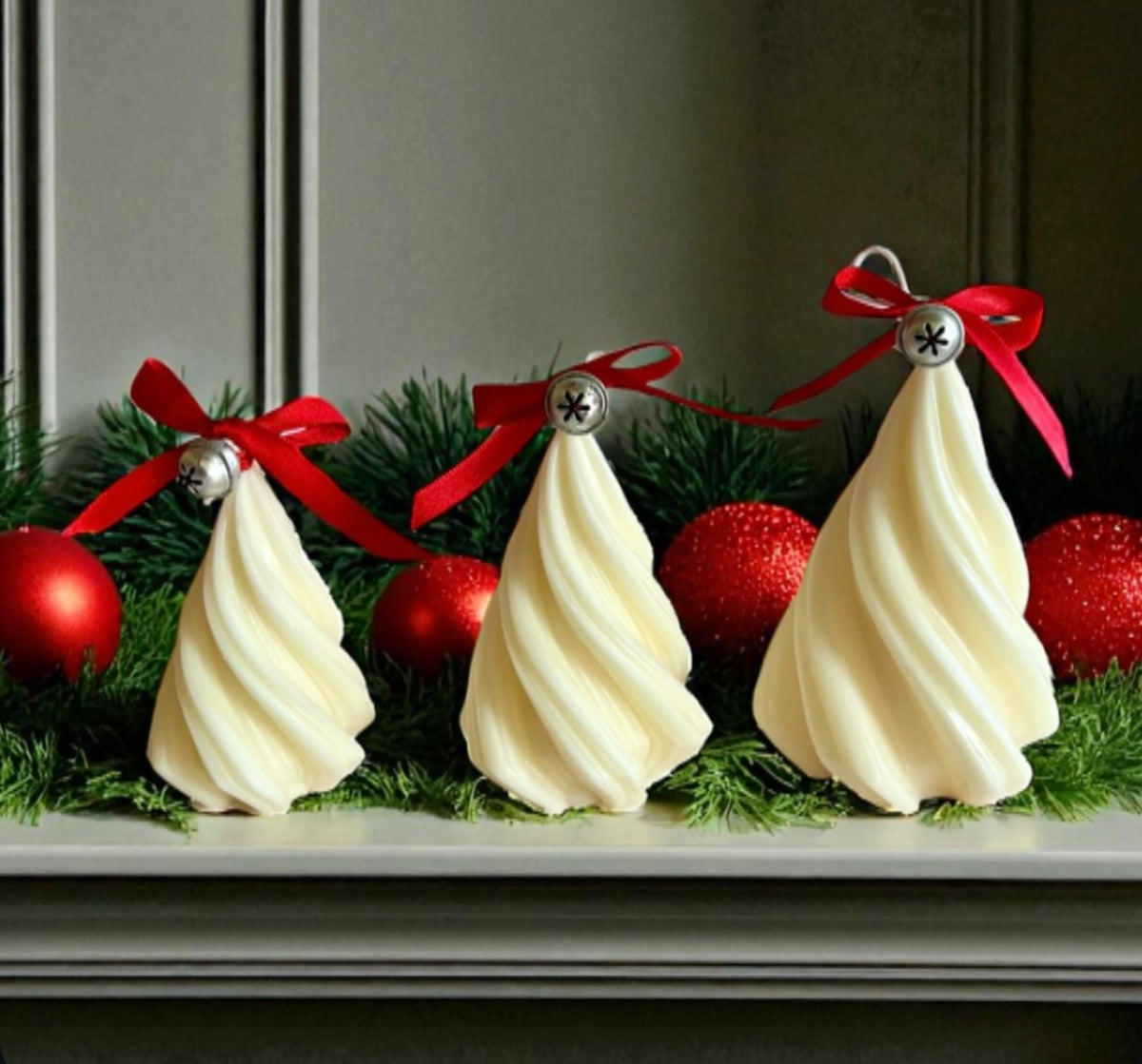 Christmas tree trio