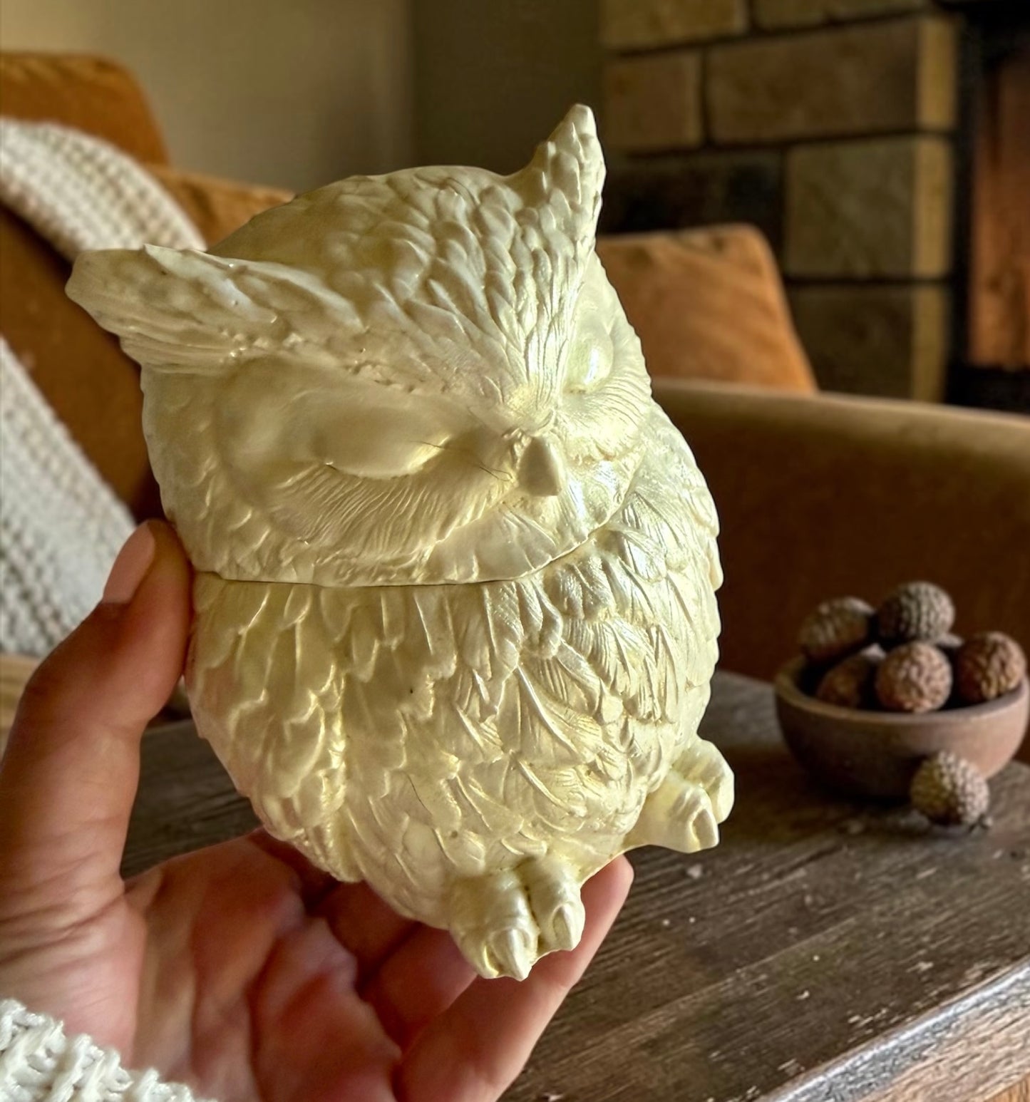 Owl with lid