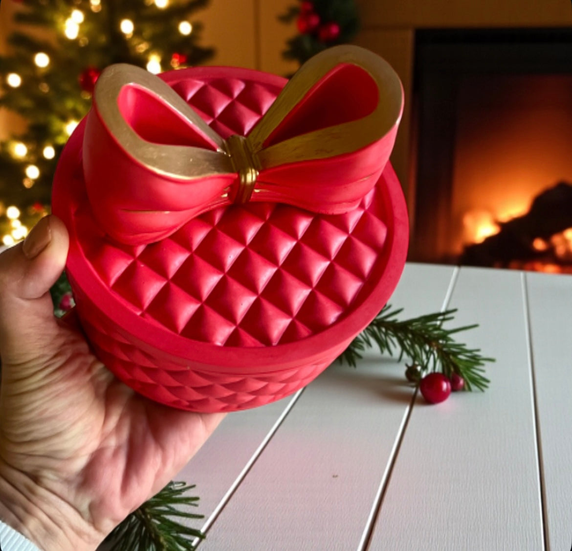 Christmas edition Bow Candle