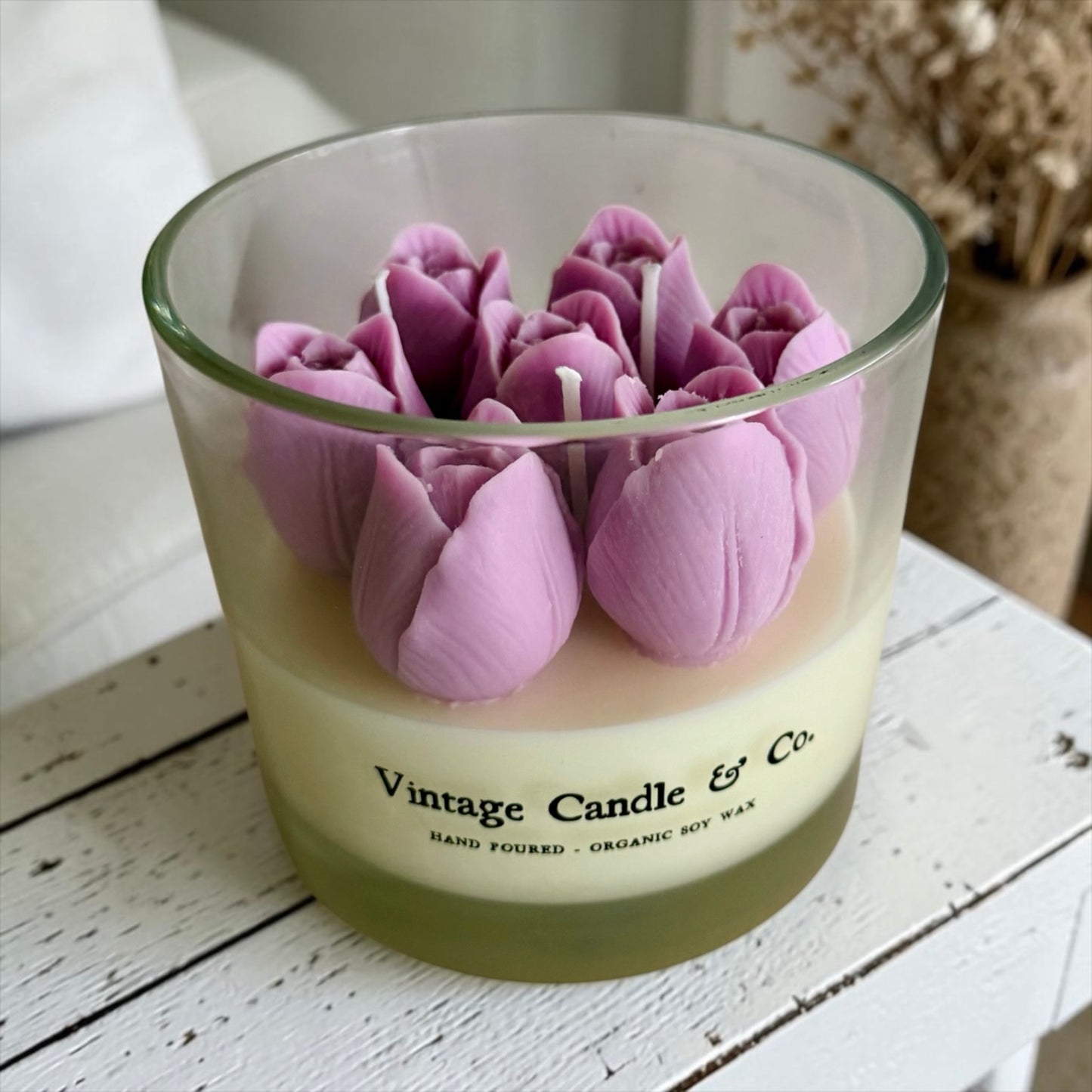 Pastel summer tulips