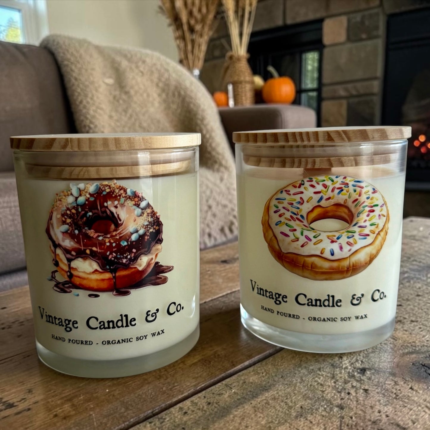 Donuts candles