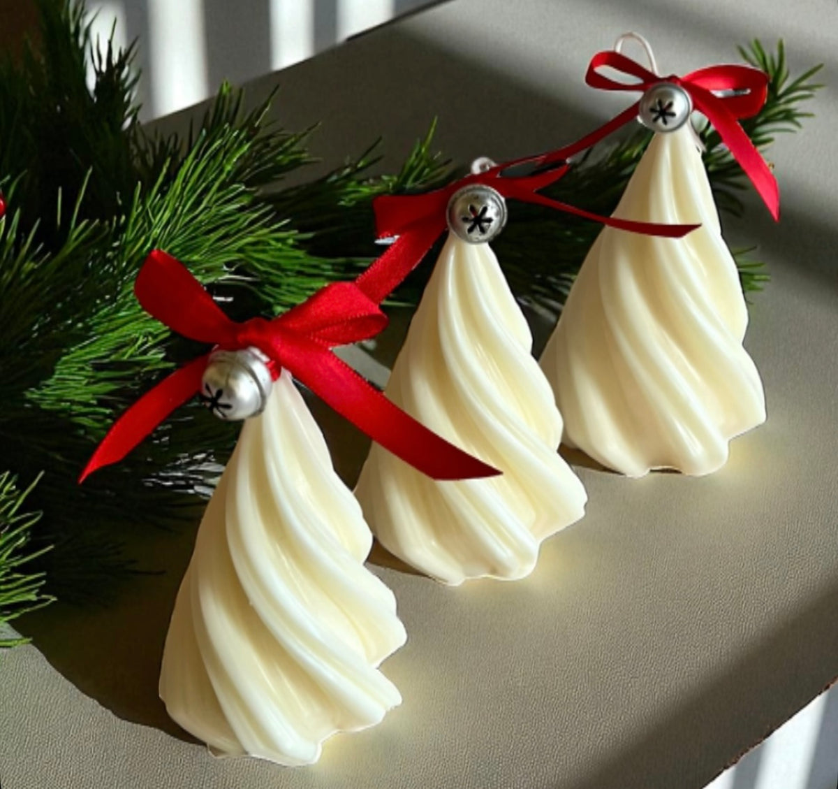 Christmas tree trio
