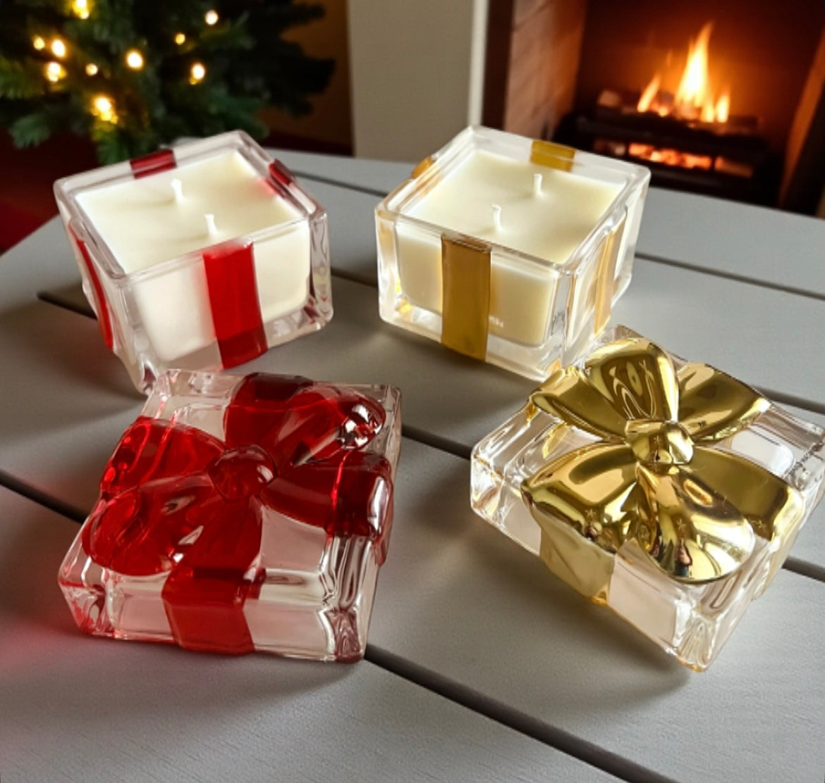 Christmas gift candle