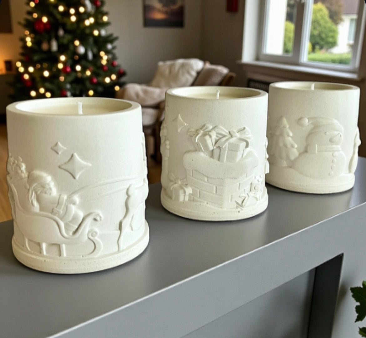 White Christmas hand-made