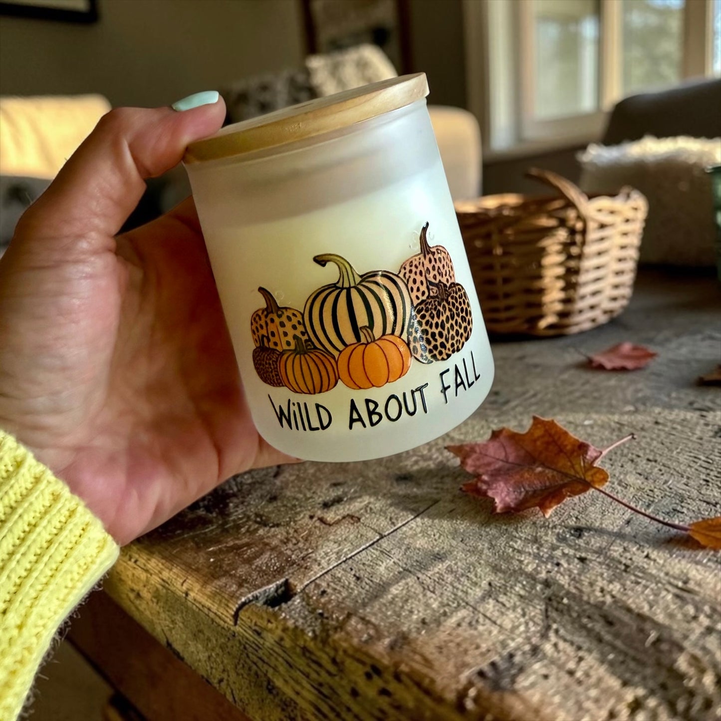 Set of 2 fall candles