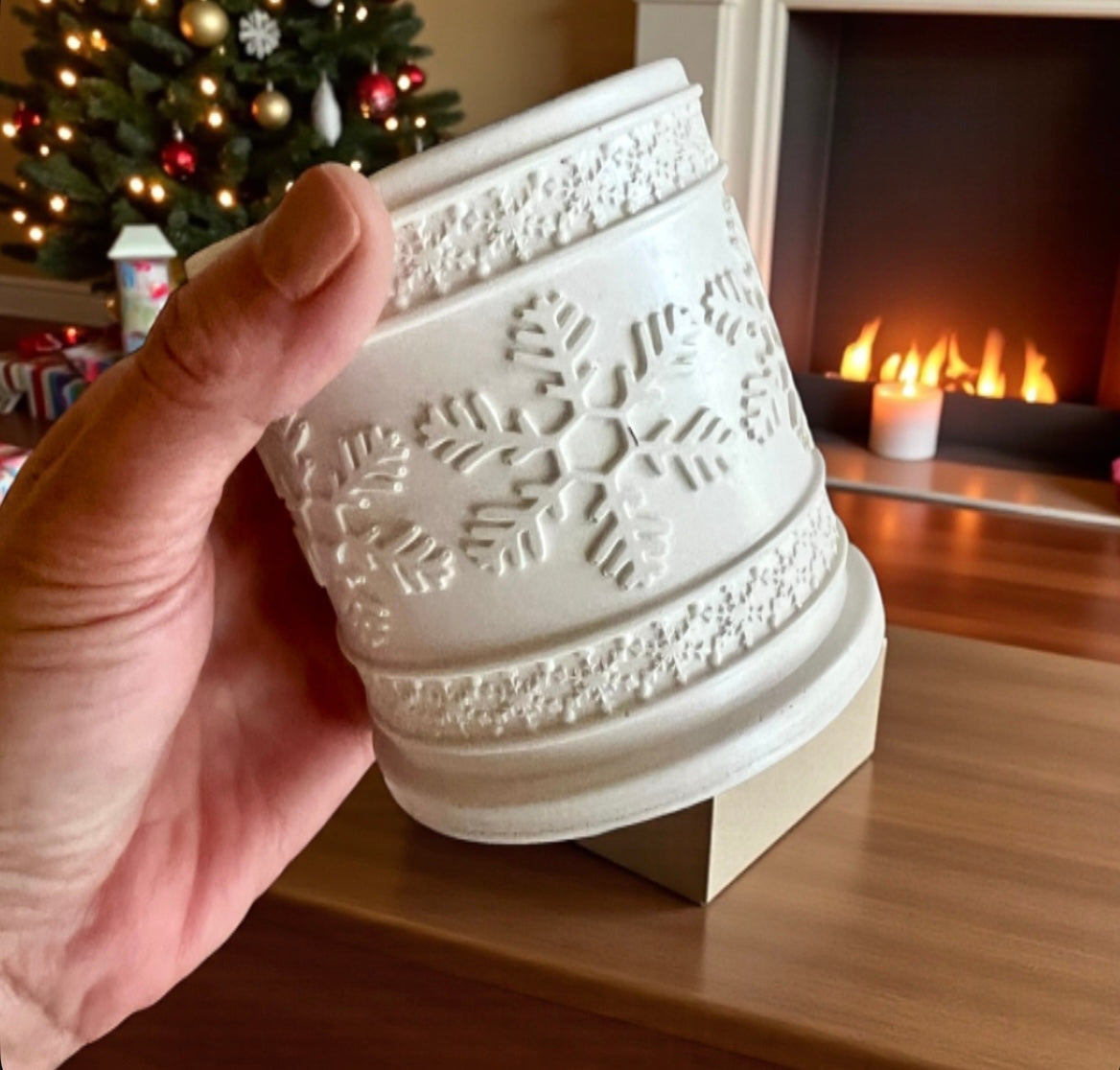 White Christmas hand-made