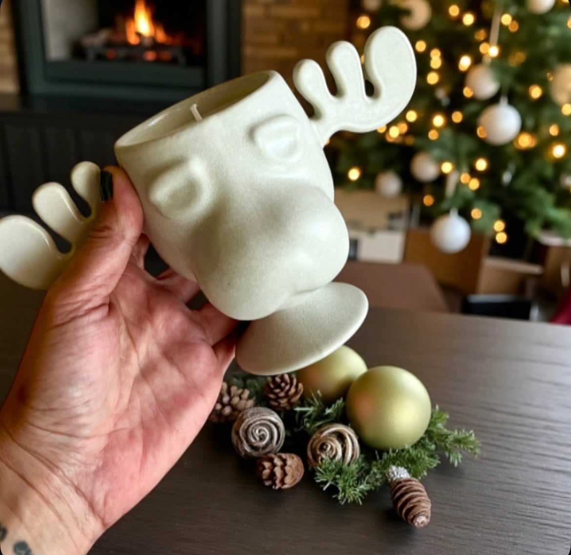 Ceramic reindeer