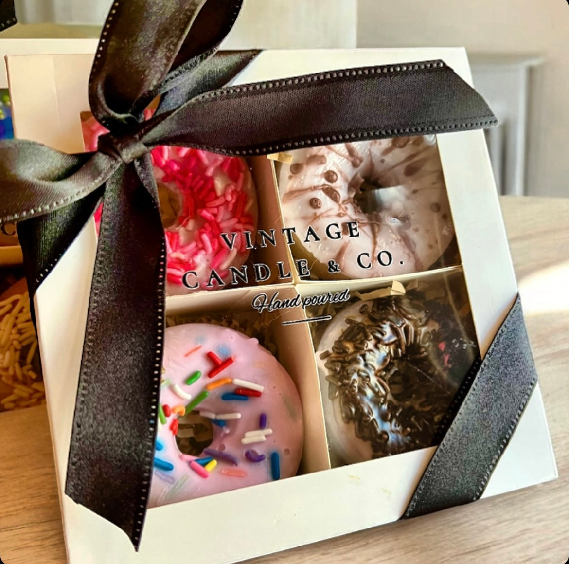 Handcrafted Assorted Set of 4 Donuts Soaps