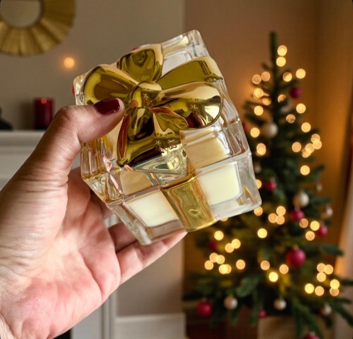 Christmas gift candle