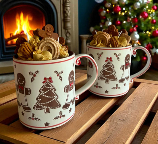 Gingerbread man in a mug