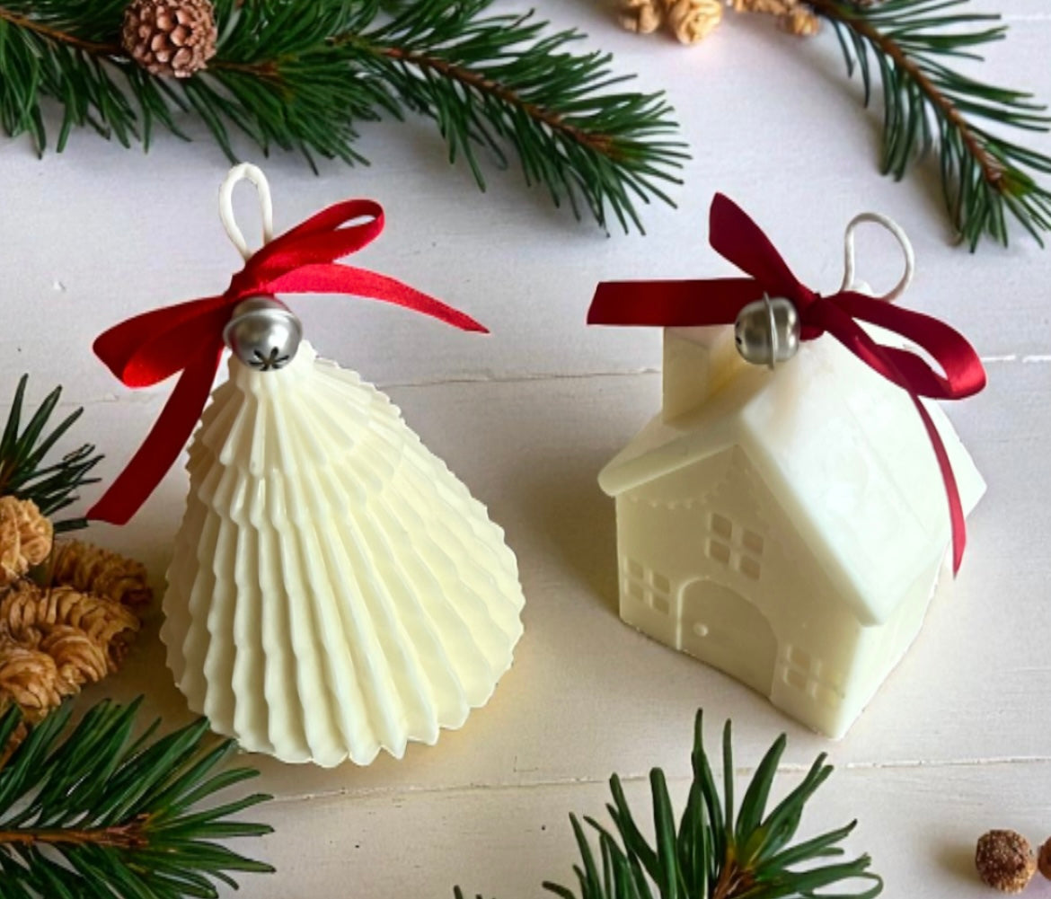 Christmas village duo