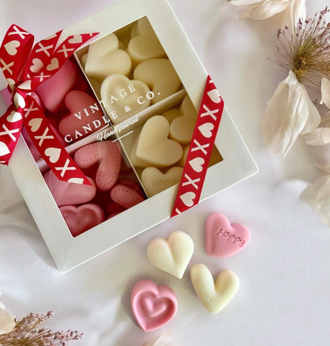 Hearts wax melts
