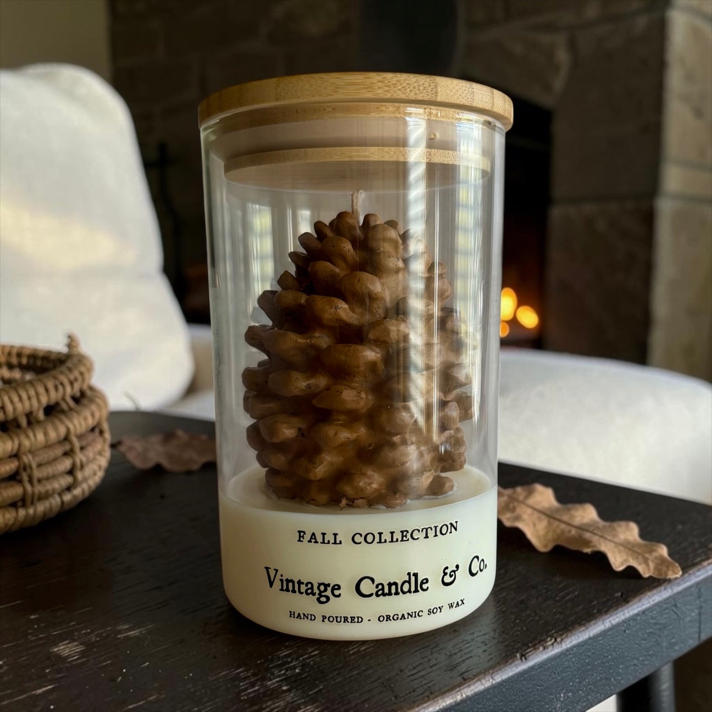 Pinecone in a jar