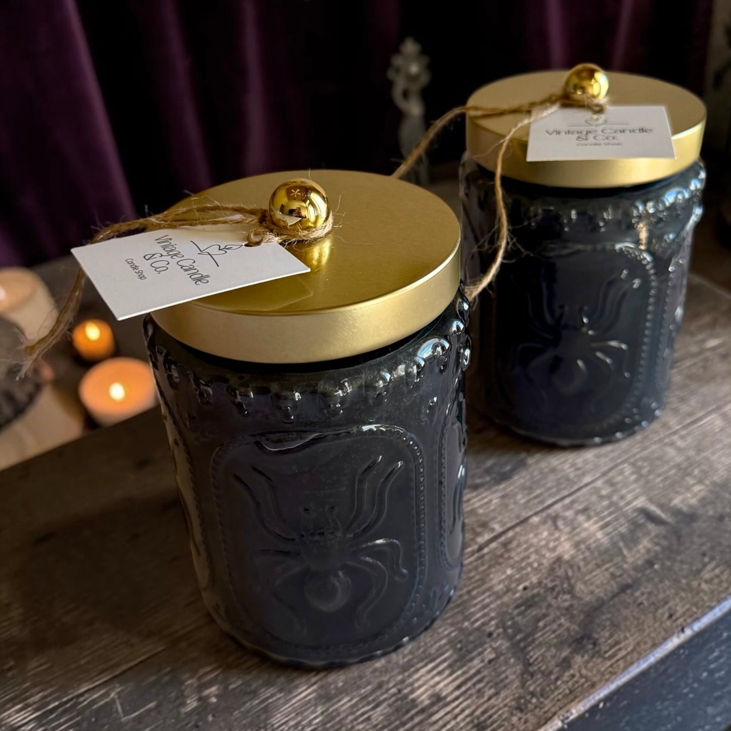 Spider candle