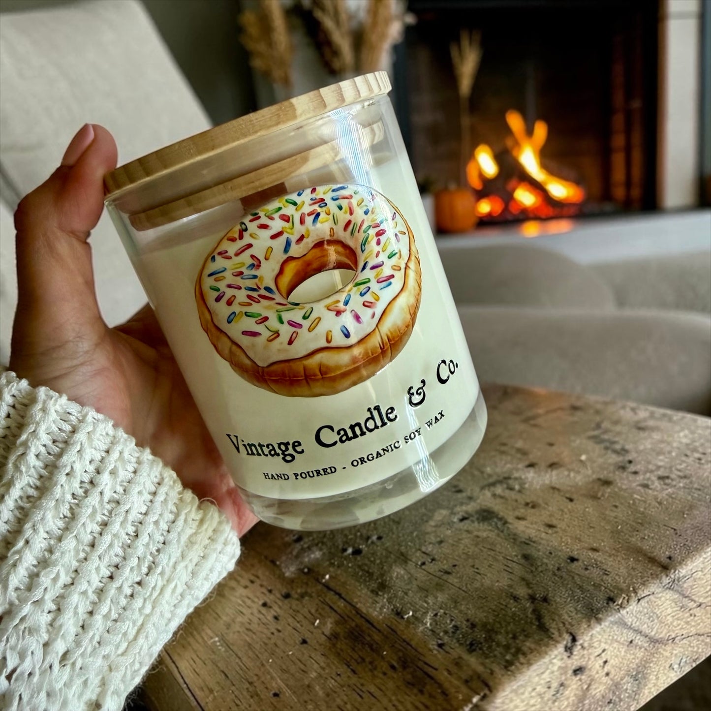 Donuts candles