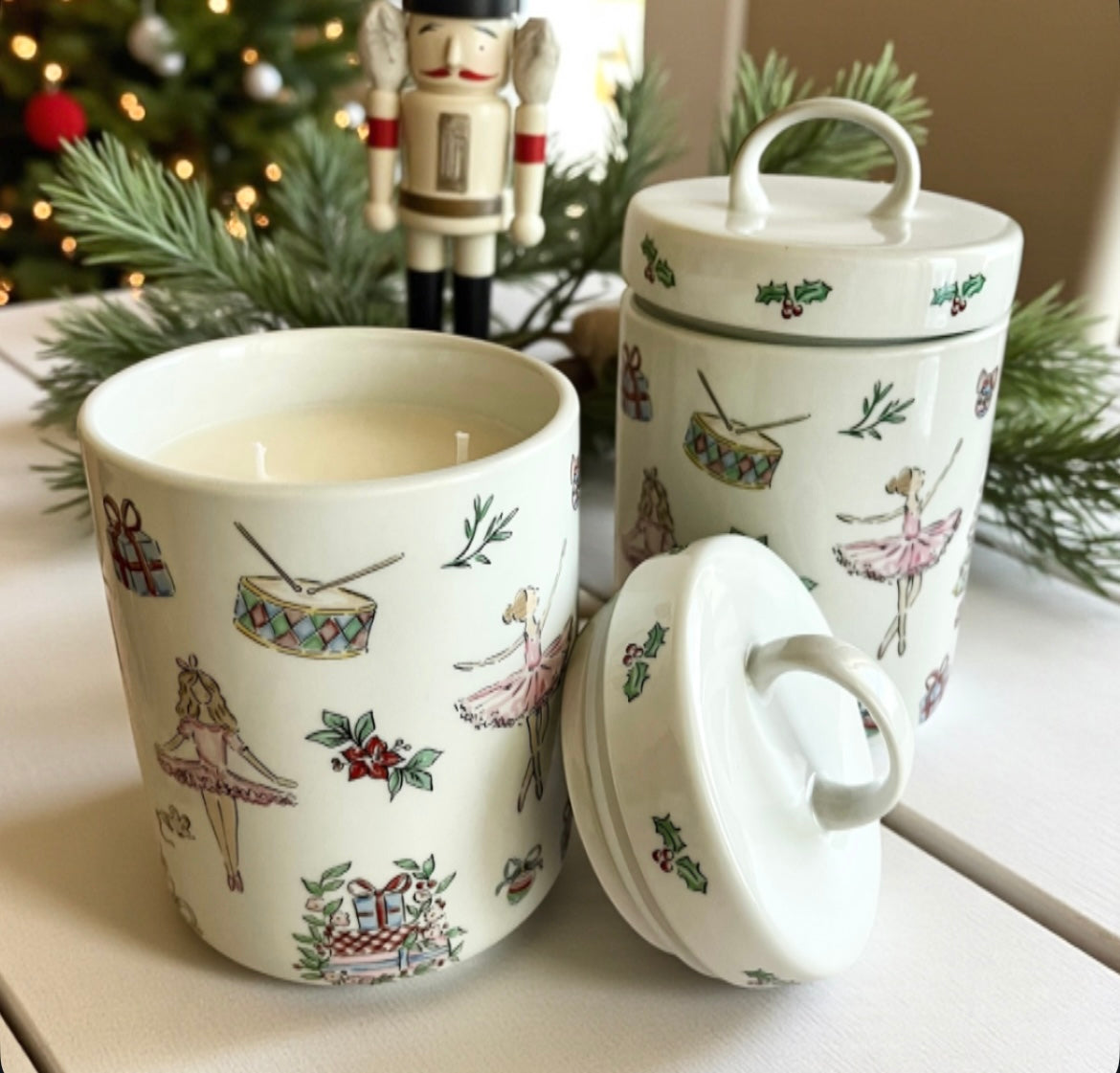 Ceramic with lid Nutcracker story