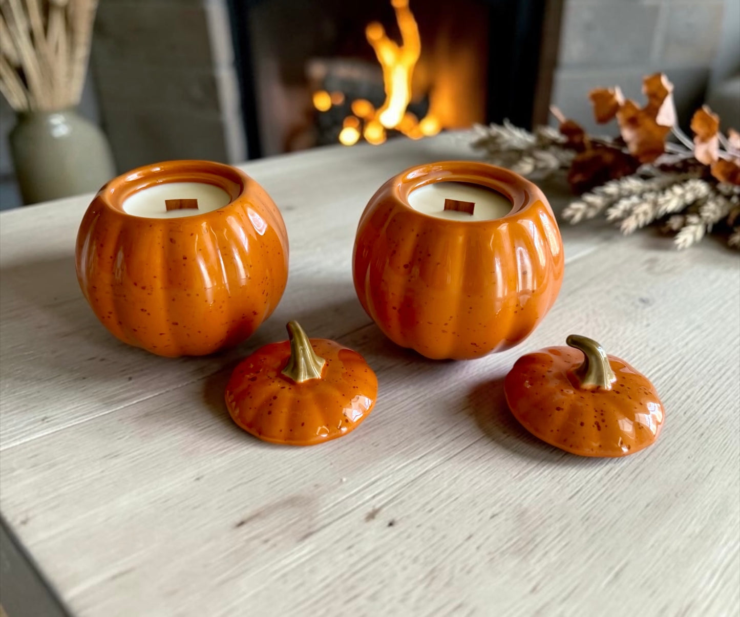 Round pumpkin with lid
