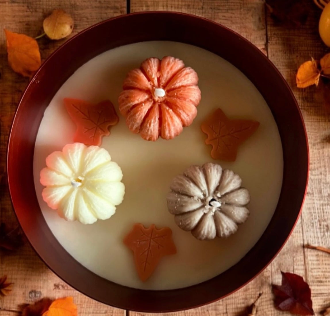 Three little pumpkins