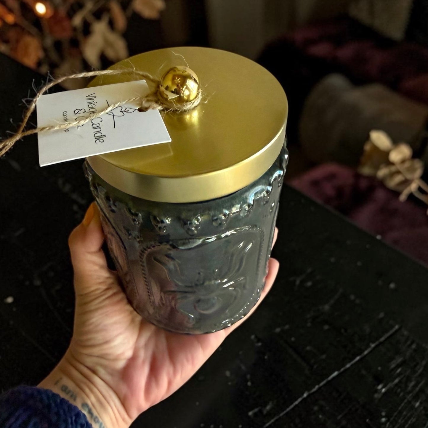 Spider candle