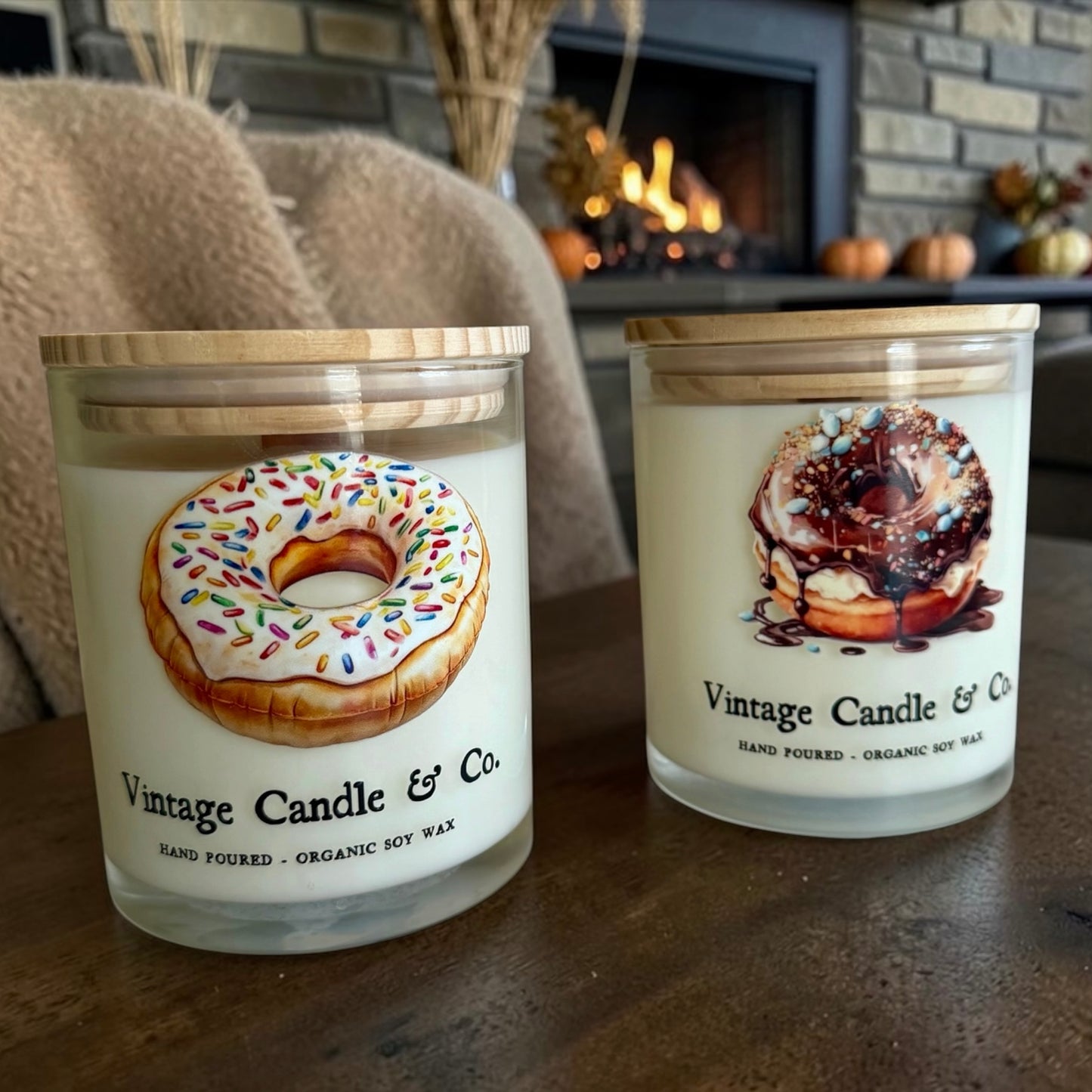 Donuts candles