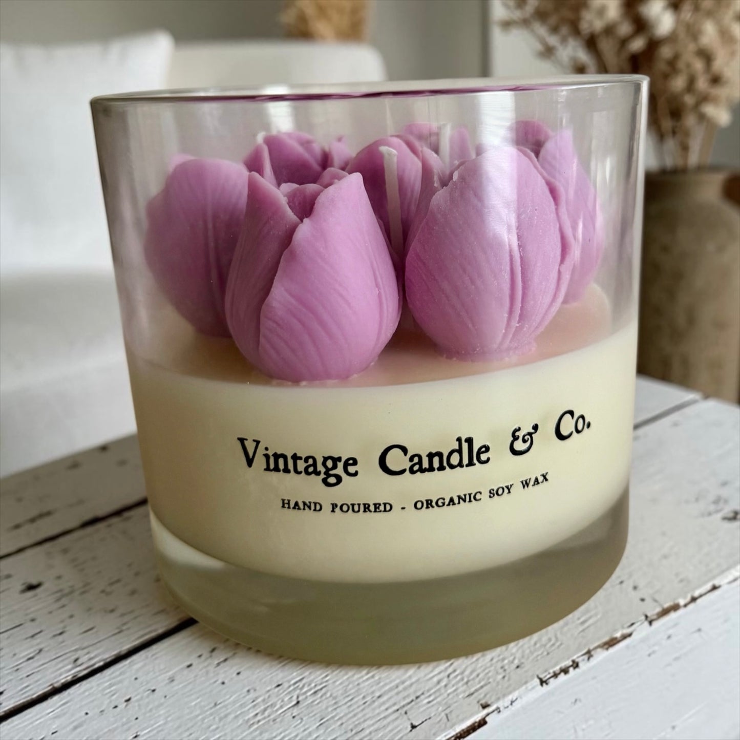 Pastel summer tulips