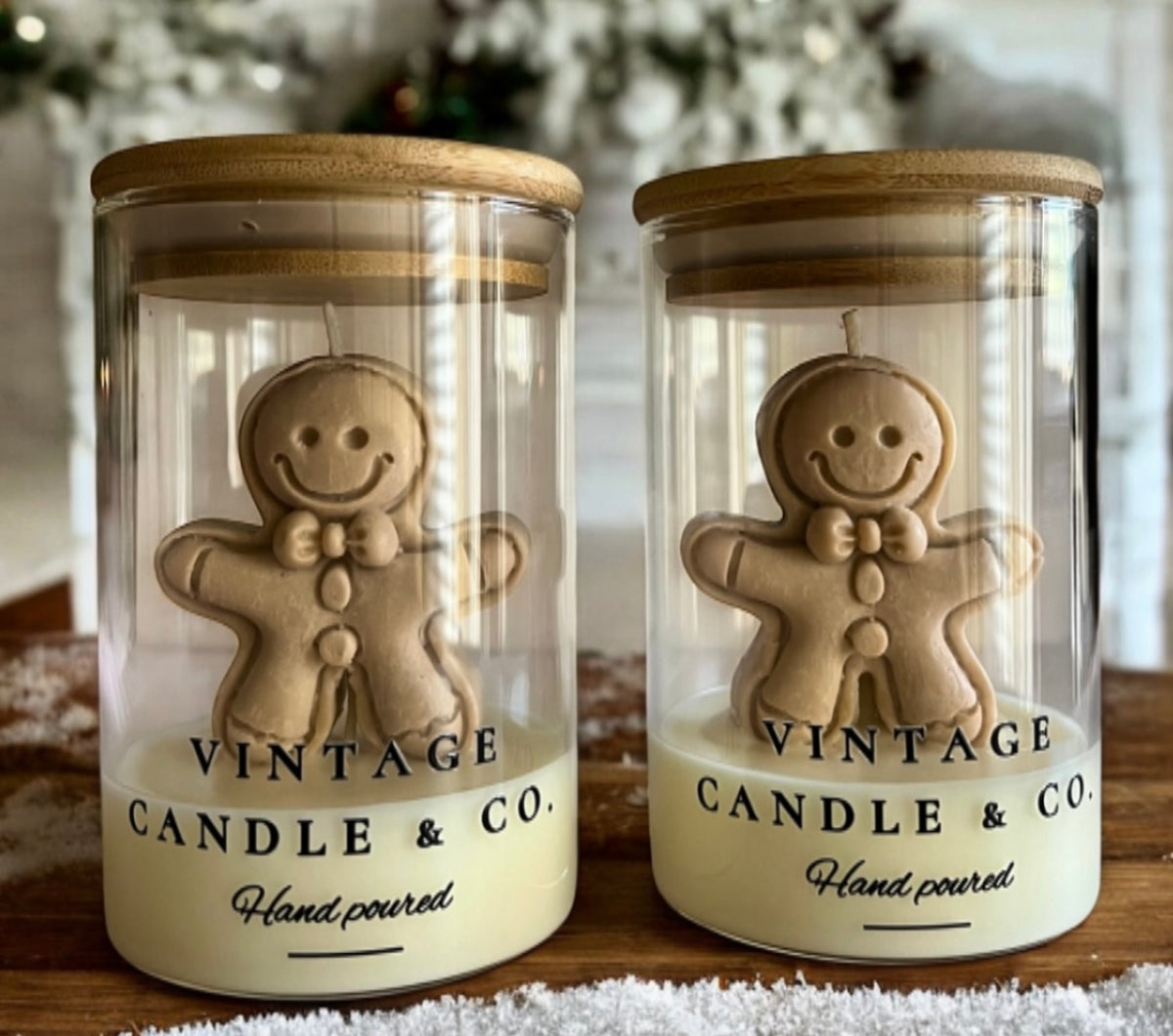 Gingerbread man in a jar