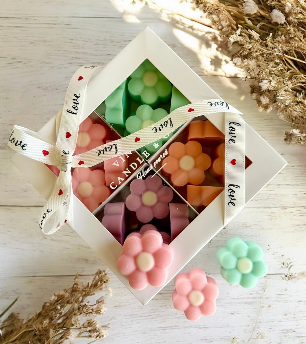 Flower wax melts