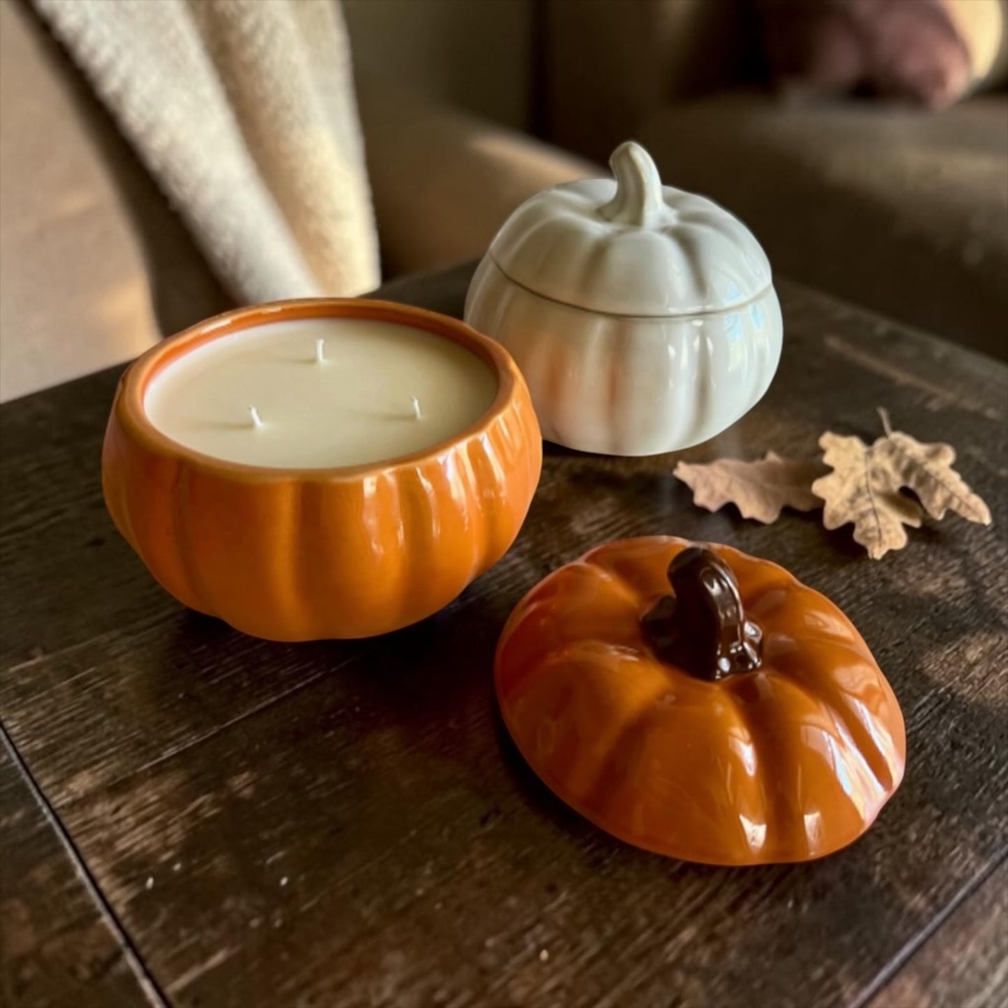 Large pumpkin with lid