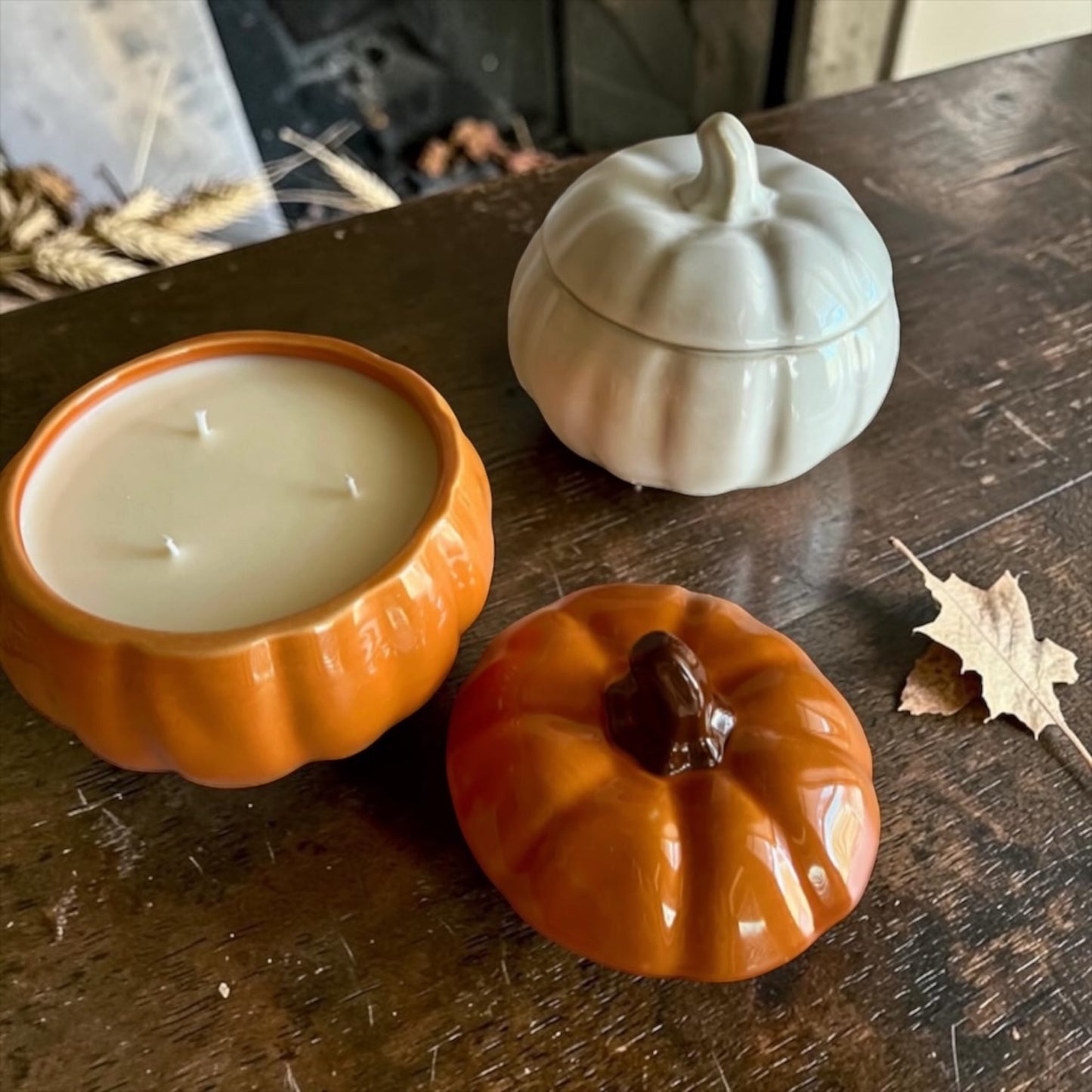 Large pumpkin with lid