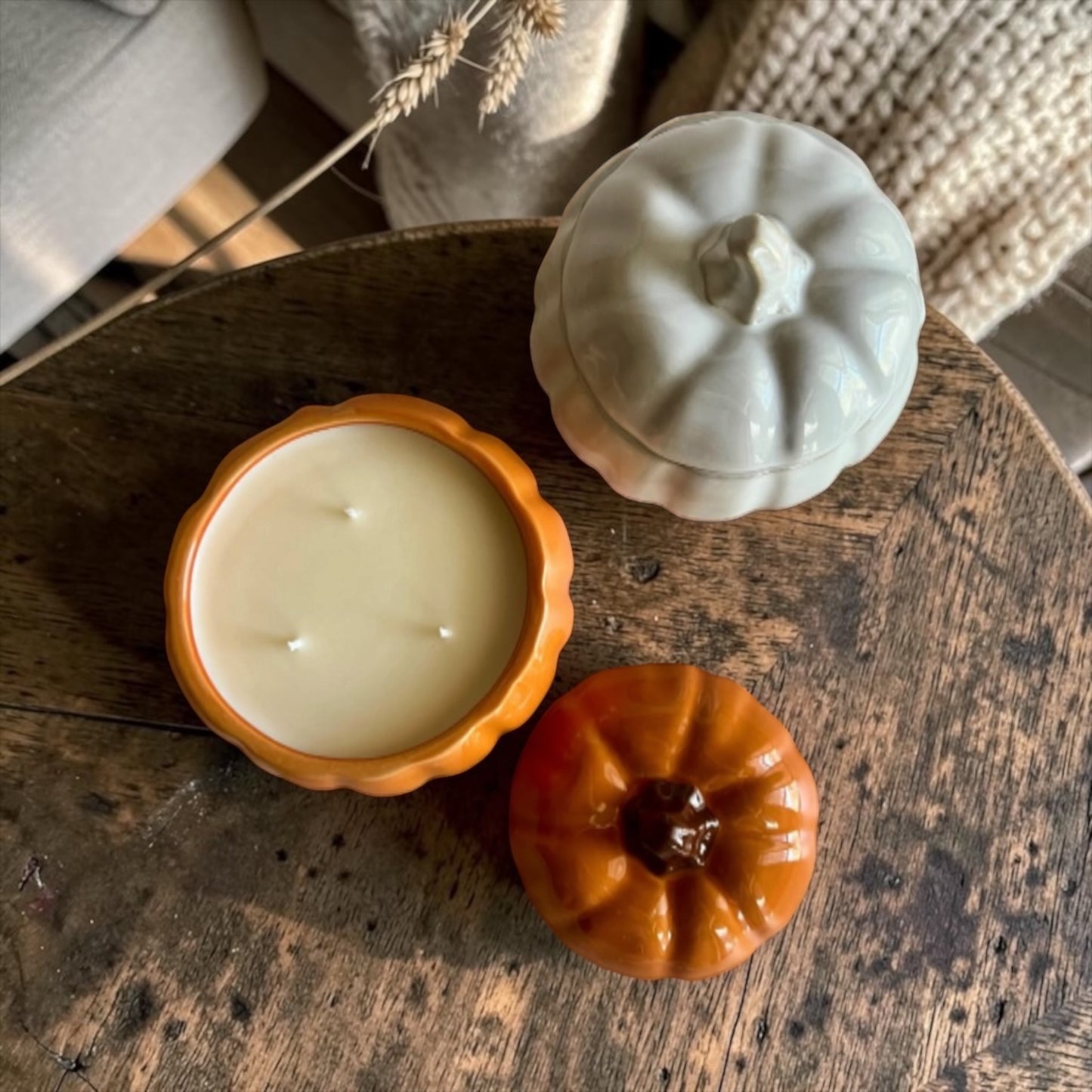 Large pumpkin with lid