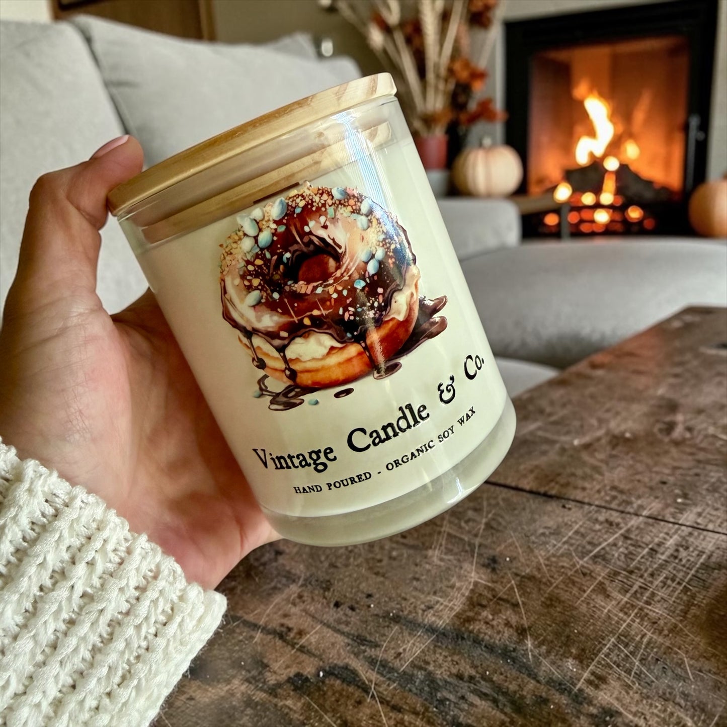 Donuts candles