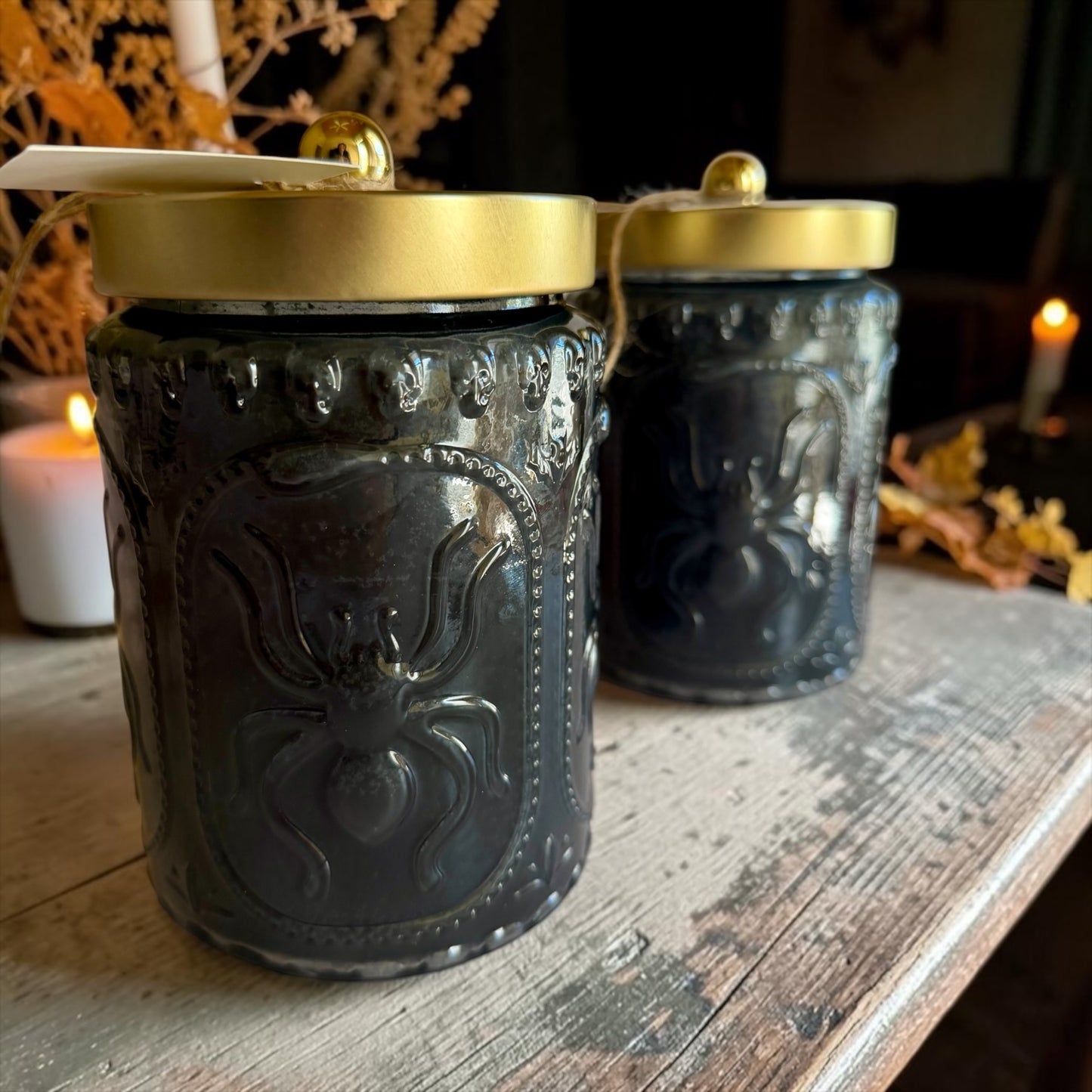 Spider candle