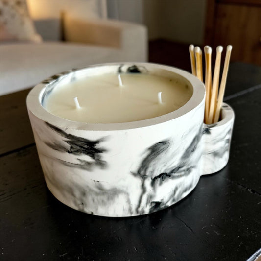 Marble with matches