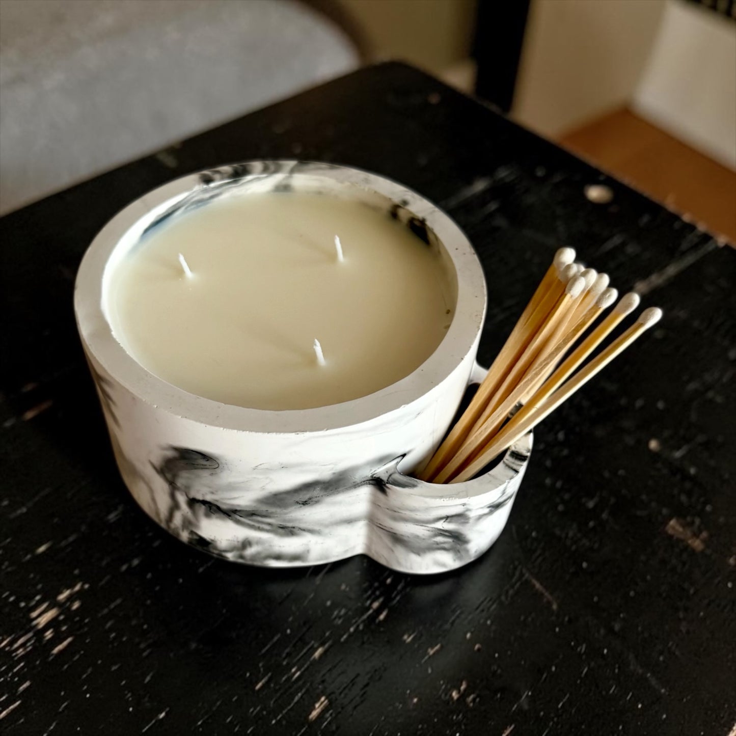 Marble with matches