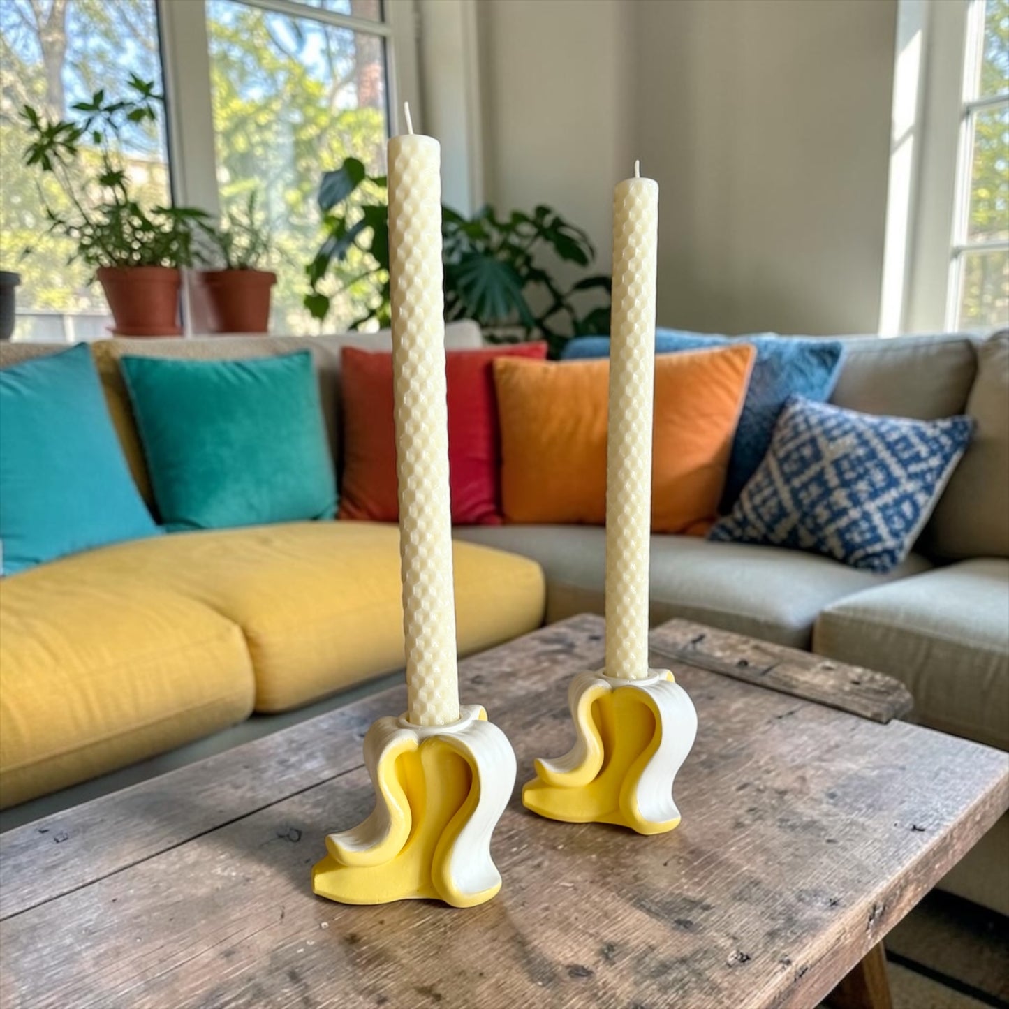 Banana candle set